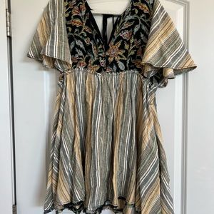 FREE PEOPLE floral mini dress